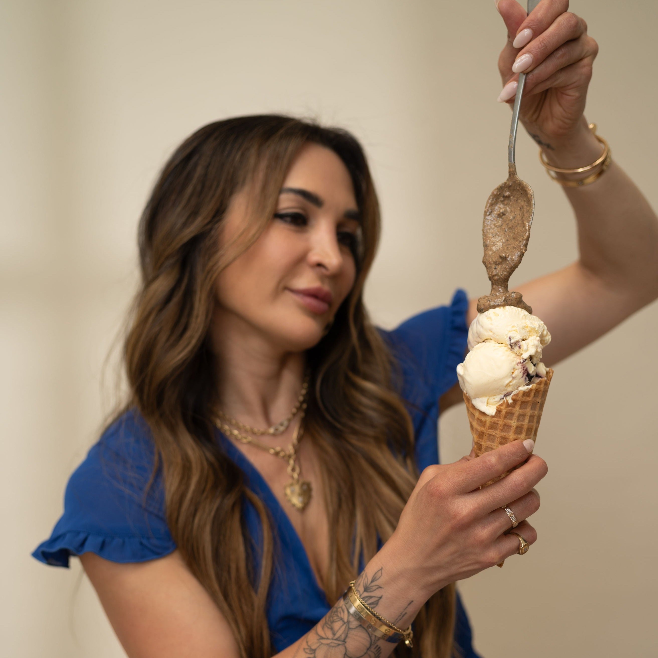 Blueberry Waffle Cone Nut Butter