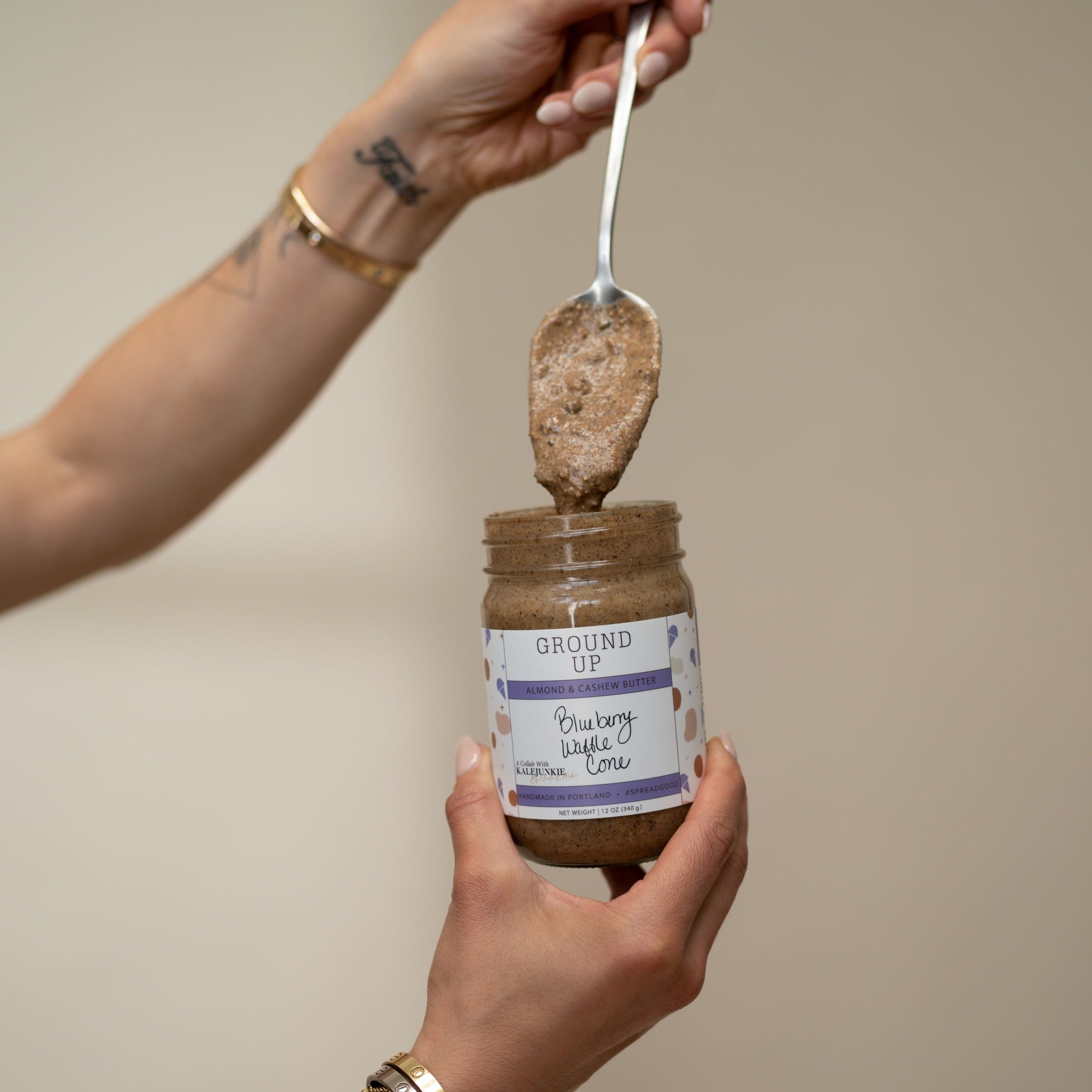 Blueberry Waffle Cone Nut Butter