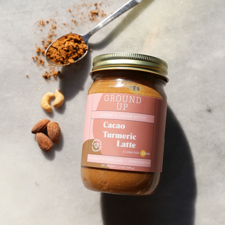 Golde Cacao Turmeric Latte Almond + Cashew Butter