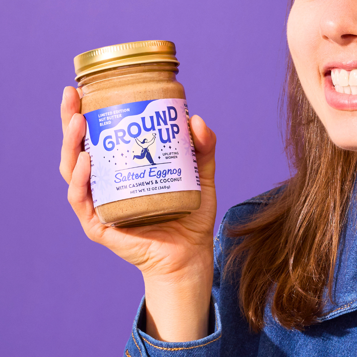Salted Eggnog Nut Butter