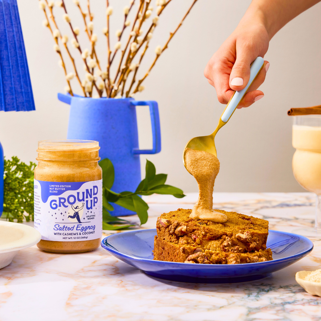 Salted Eggnog Nut Butter