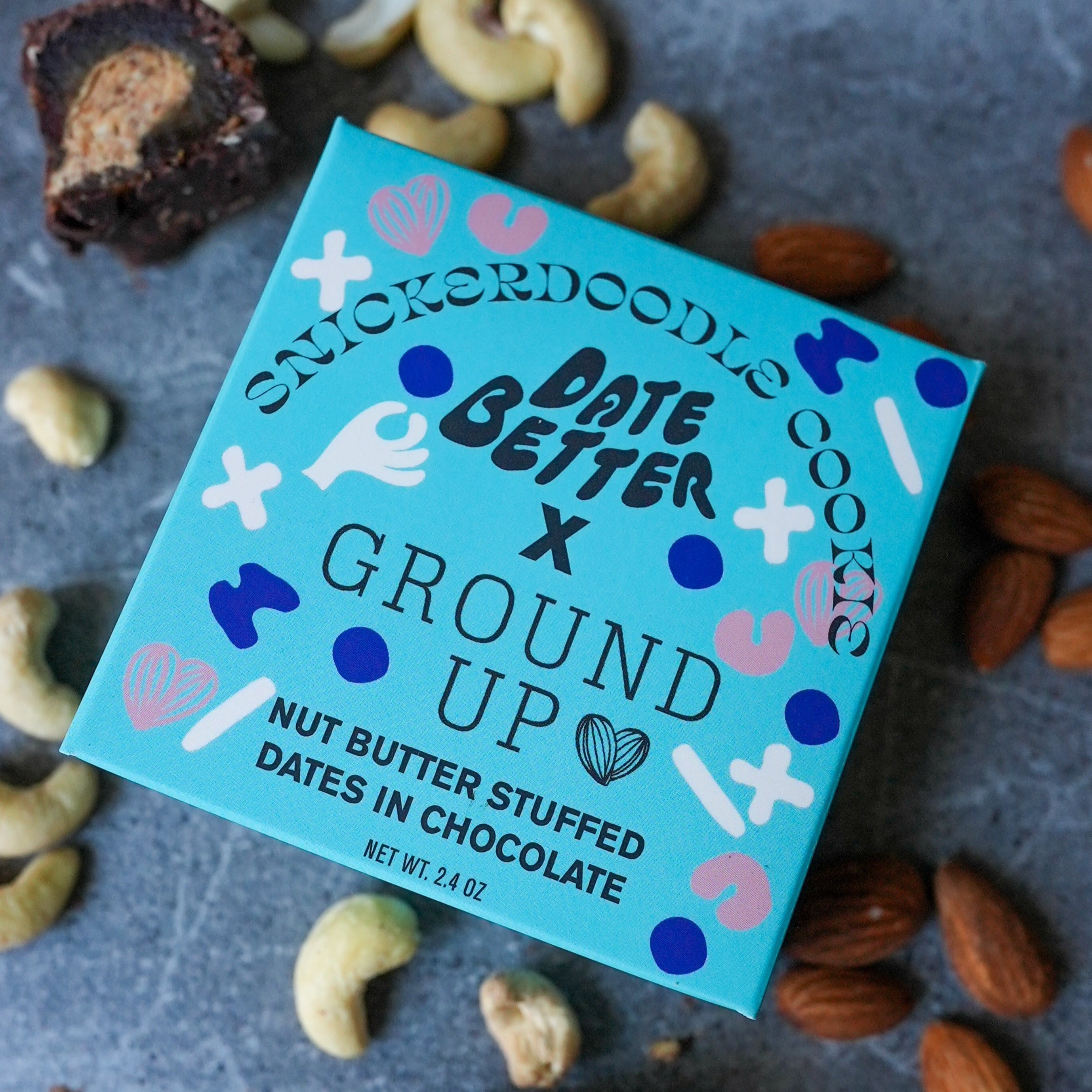 Snickerdoodle Chocolate Covered Date Bites