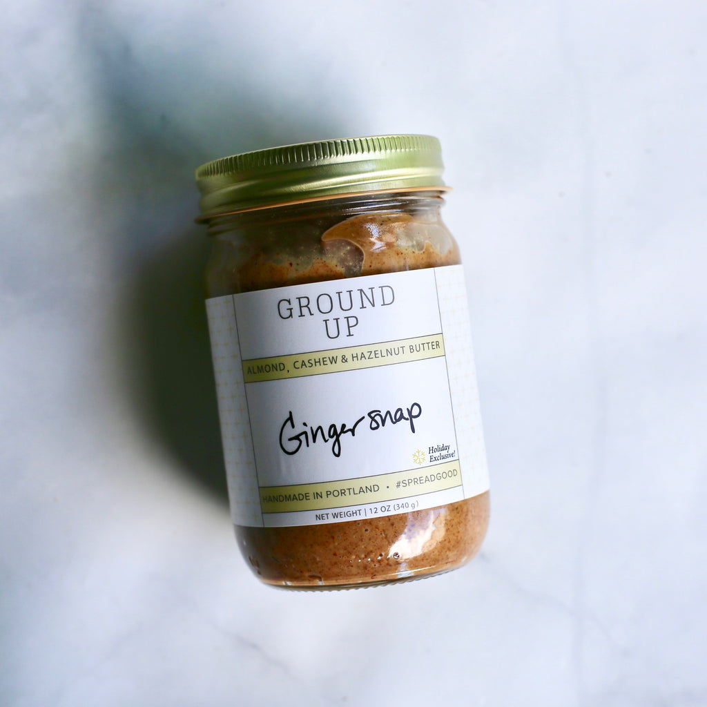 Gingersnap Almond, Cashew + Hazelnut Butter