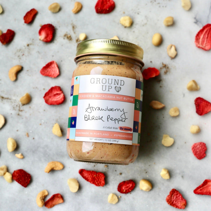 Strawberry Black Pepper Nut Butter