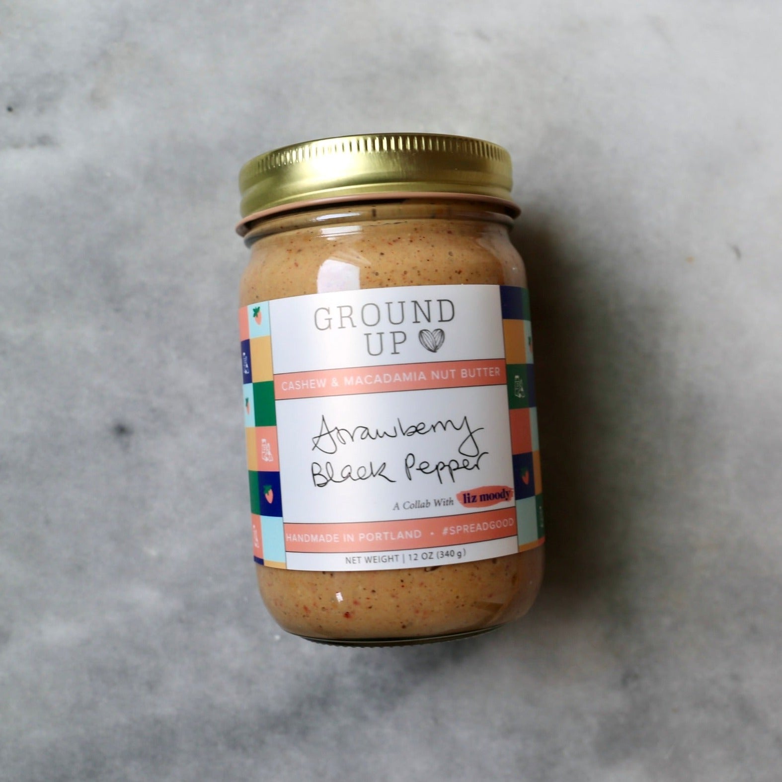 Strawberry Black Pepper Nut Butter