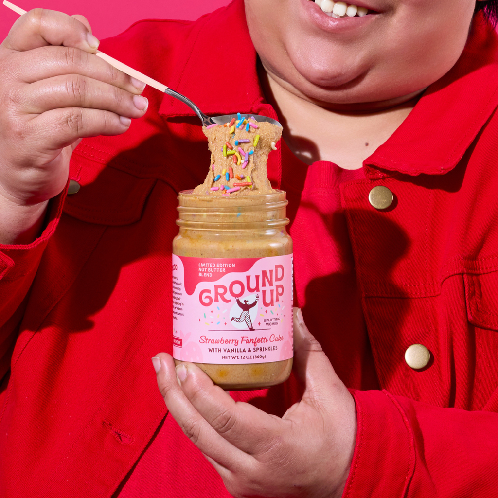 Strawberry Funfetti Cake Nut Butter