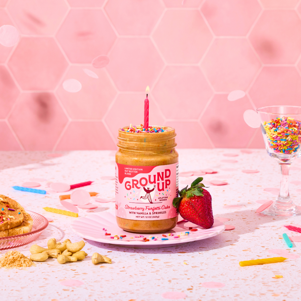 Strawberry Funfetti Cake Nut Butter