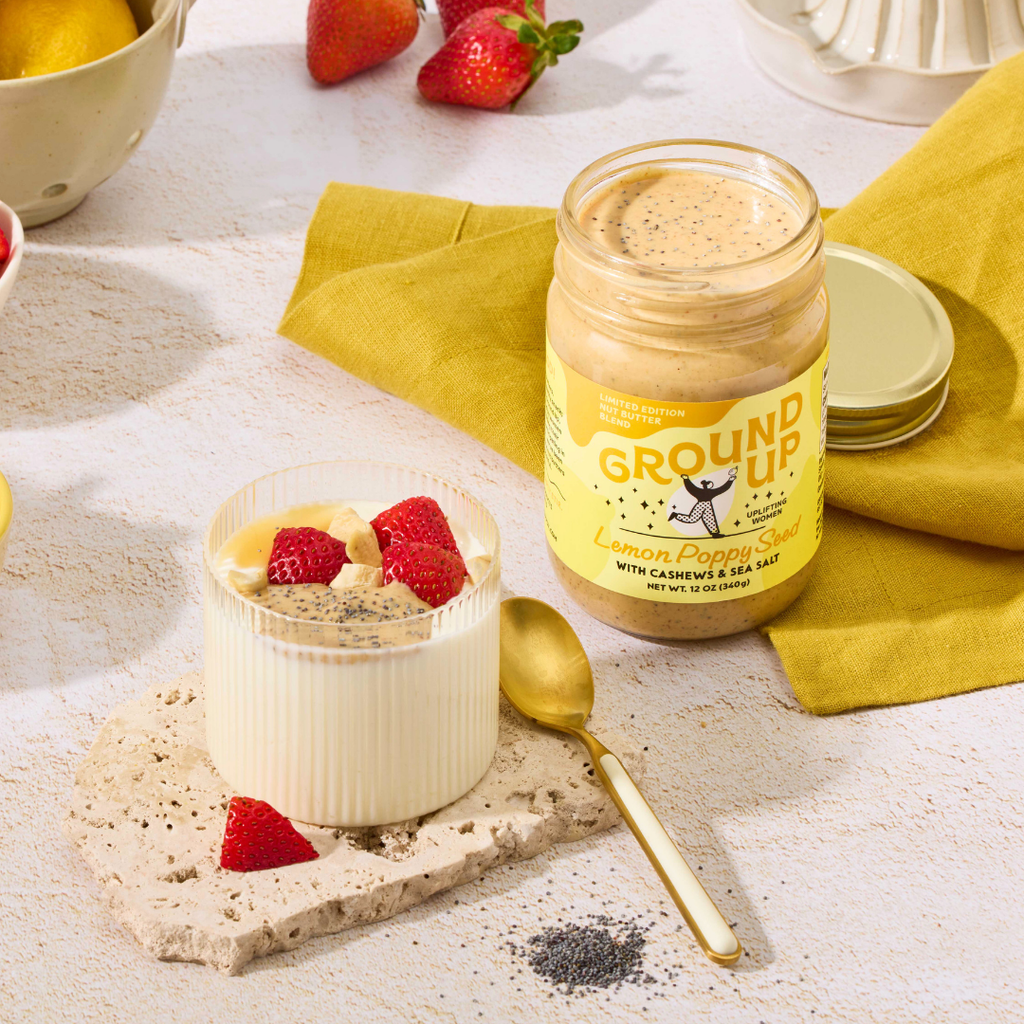 Lemon Poppy Seed Nut Butter